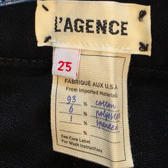 New: L'Agence Sada Slim-Leg Cropped Jean Size 25 - Picture 11 of 11